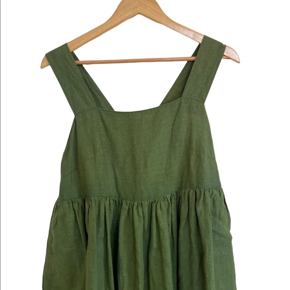 Yuki Buttons Handmade Linen Dress